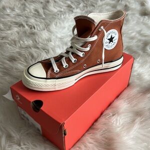 New in box Converse Chuck 70 vintage high top shoe tawny owl women’s 6.5